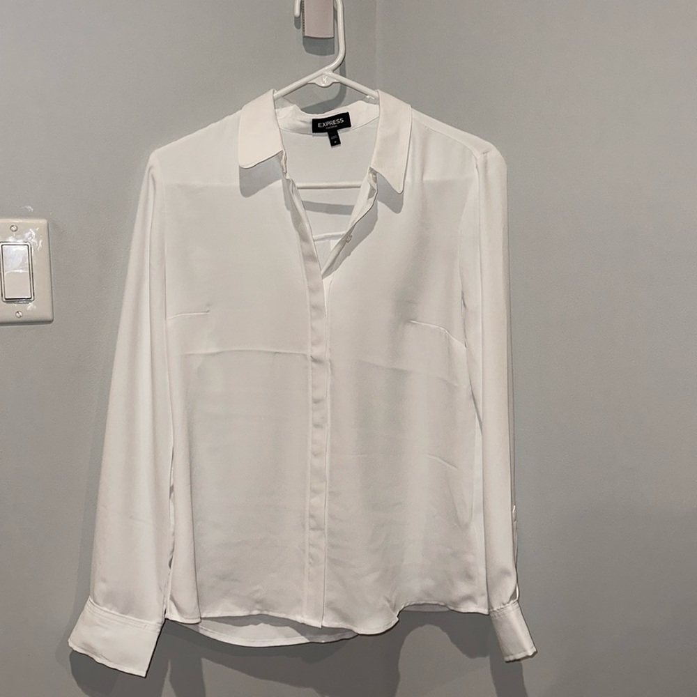 Express white button up shirt, Business attire